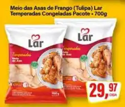 Rede Supermarket Meio das Asas de Frango (Tulipa) Lar oferta