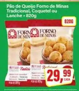 Rede Supermarket Pão de Queijo Forno de Minas oferta