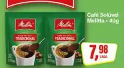 Rede Supermarket Café Solúvel Melitta oferta