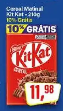 Rede Supermarket Cereal Matinal Kit Kat - 210g oferta
