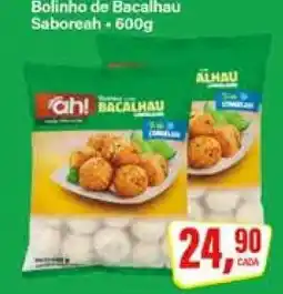 Rede Supermarket Bolinho de Bacalhau Saboreah oferta