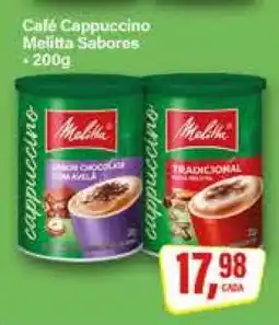 Rede Supermarket Café Cappuccino Melitta Sabores oferta