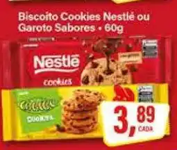 Rede Supermarket Biscoito Cookies Nestlé ou Garoto Sabores oferta
