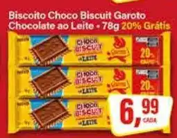 Rede Supermarket Biscoito Choco Biscuit Garoto oferta