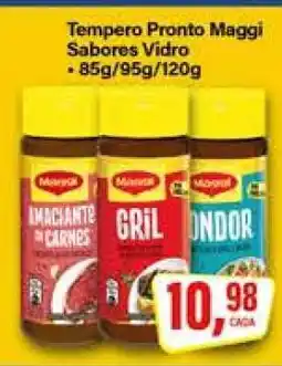 Rede Supermarket Tempero Pronto Maggi Sabores Vidro oferta