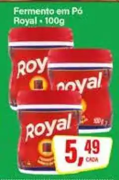 Rede Supermarket Fermento em Pó Royal oferta
