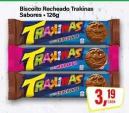 Rede Supermarket Biscoito Recheado Trakinas Sabores oferta