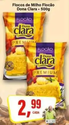 Rede Supermarket Flocos de Milho Flocão Dona Clara oferta