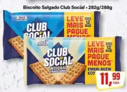 Rede Supermarket Biscoito Salgado Club Social oferta