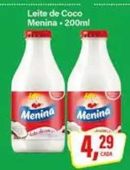 Rede Supermarket Leite de Coco Menina 200ml oferta