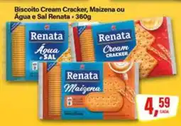 Rede Supermarket Biscoito Cream Cracker, Maizena ou Água e Sal Renata oferta