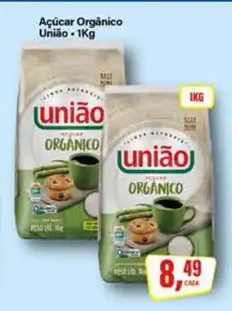 Rede Supermarket Açúcar Orgânico União oferta