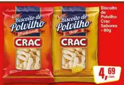 Rede Supermarket Biscoito de Polvilho Crac Sabores oferta