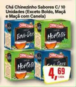 Rede Supermarket Chá Chinezinho Sabores C/ 10 Unidades oferta