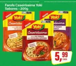 Rede Supermarket Farofa Caseiríssima Yoki Sabores oferta