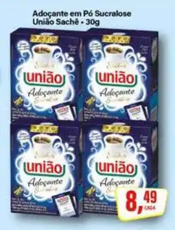 Rede Supermarket Adoçante em Pó Sucralose União Sachê oferta