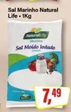 Rede Supermarket Sal Marinho Natural Life oferta