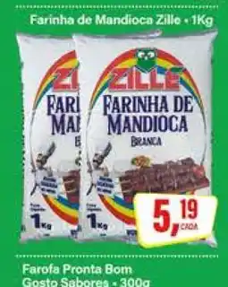 Rede Supermarket Farinha de Mandioca Zille oferta