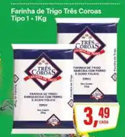 Rede Supermarket Farinha de Trigo Três Coroas oferta