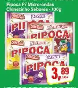 Rede Supermarket Pipoca P/ Micro-ondas Chinezinho Sabores oferta