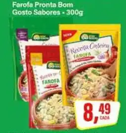 Rede Supermarket Farofa Pronta Bom Gosto Sabores oferta
