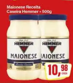 Rede Supermarket Maionese Receita Caseira Hemmer - 500g oferta