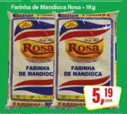Rede Supermarket Farinha de Mandioca Rosa oferta