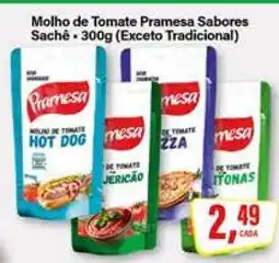 Rede Supermarket Molho de Tomate Pramesa Sabores Sachê oferta