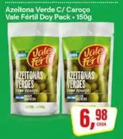 Rede Supermarket Azeitona Verde C/ Caroço Vale Fértil Doy Pack oferta