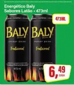 Rede Supermarket Energético Baly Sabores Latão oferta