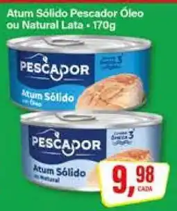 Rede Supermarket Atum Sólido Pescador Óleo ou Natural Lata oferta