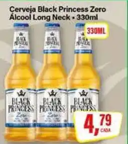 Rede Supermarket Cerveja Black Princess Zero Álcool Long Neck oferta