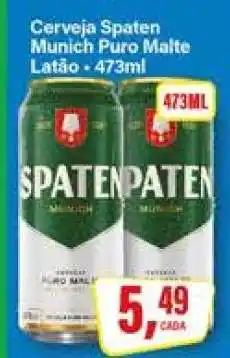 Rede Supermarket Cerveja Spaten Munich Puro Malte oferta