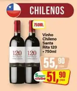 Rede Supermarket Vinho Chileno Santa Rita 120 oferta