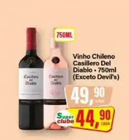Rede Supermarket Vinho chileno Casillero del Diablo oferta