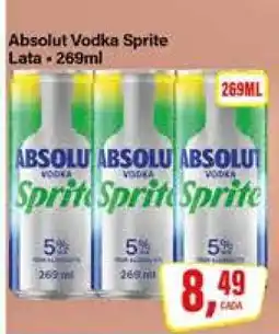 Rede Supermarket Absolut Vodka Sprite oferta