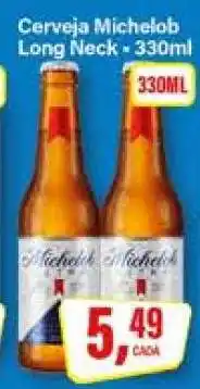 Rede Supermarket Cerveja Michelob Long Neck oferta