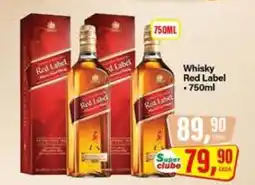 Rede Supermarket Whisky Red Label oferta