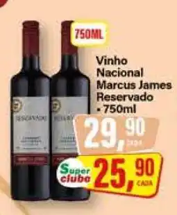 Rede Supermarket Vinho Nacional Marcus James Reservado oferta