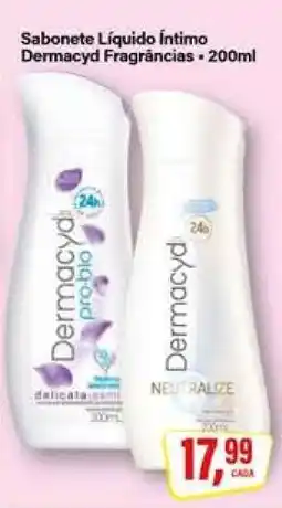 Rede Supermarket Sabonete Líquido Íntimo Dermacyd Fragrâncias oferta