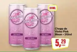 Rede Supermarket Chopp de Vinho Pink Moon oferta