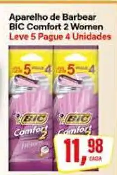 Rede Supermarket Aparelho de Barbear BIC Comfort 2 Women oferta