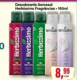 Rede Supermarket Desodorante Aerossol Herbíssimo oferta
