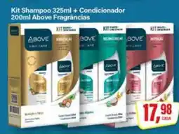 Rede Supermarket Kit Shampoo 325ml + Condicionador 200ml Above Fragrâncias oferta