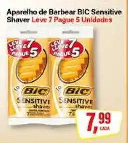 Rede Supermarket Aparelho de Barbear Bic Sensitive Shaver oferta