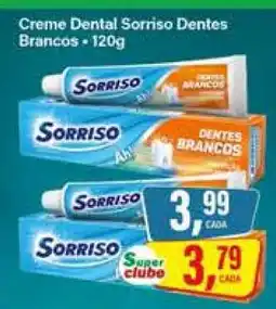 Rede Supermarket Creme Dental Sorriso Dentes Brancos oferta