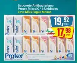 Rede Supermarket Sabonete Antibacteriano Protex Mixed C/ 8 Unidades oferta