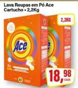 Rede Supermarket Lava Roupas em Pó Ace oferta