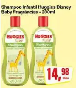 Rede Supermarket Shampoo Infantil Huggies Disney Baby Fragrâncias oferta