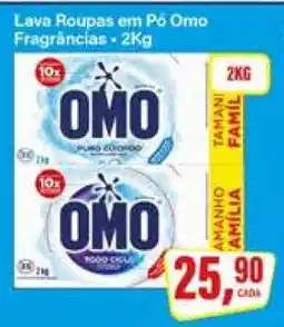 Rede Supermarket Lava Roupas em Pó OMO oferta